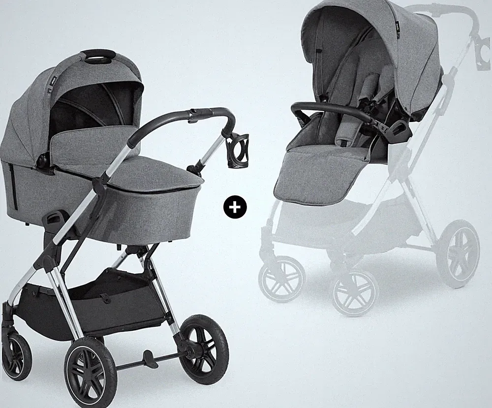 Hauck Vision X 2in1 Kinderwagen Set Kombikinderwagen Buggy Reise
