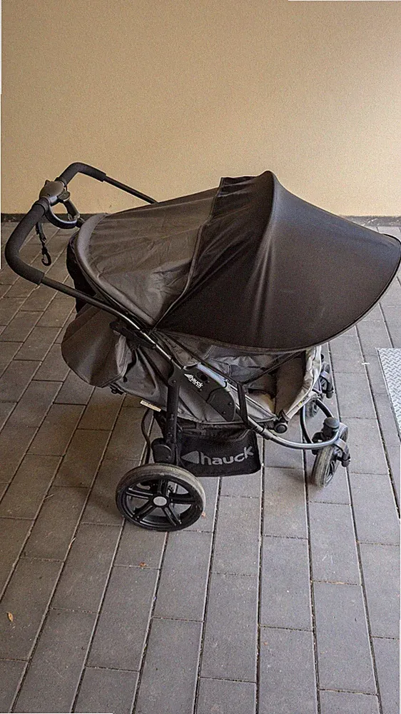 Hauck Zwillingsbuggy Swift X Duo schwarz Kinderwagen Geschwisterwagen Buggy