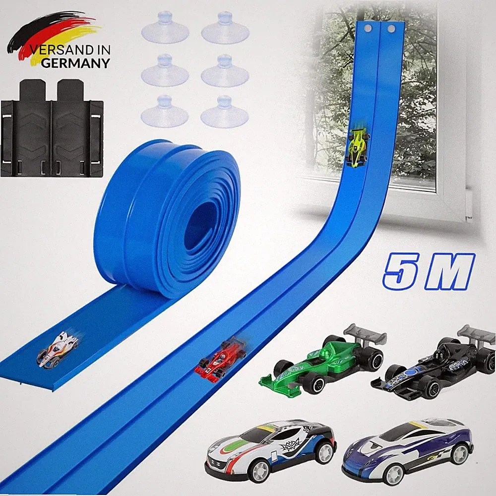 Hot Wheels Track Builder Weitsprung-Set Looping Rennstrecke Spielzeugauto Kinder