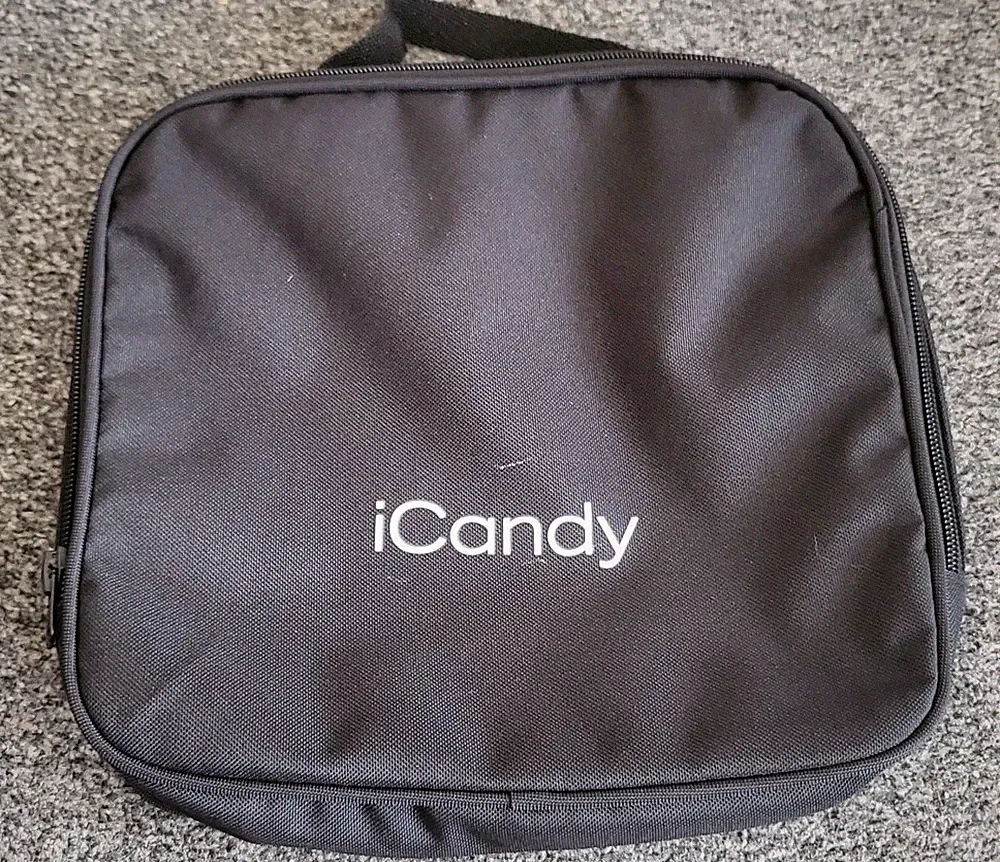 iCandy Peach Orange Kinderwagen Zubehör Tasche In Schwarz