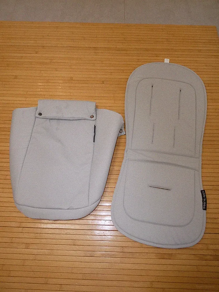 Ickle Bubba Stomp V2 V3 V4 FUSSSACK/Cosytoes & LINER grau für Sitzeinheit Kinderwagen
