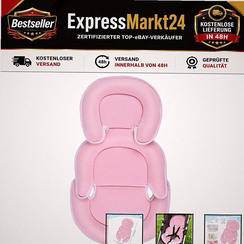 INFANZIA Baby Sitzverkleinerer für Autositz und Kinderwagen, Rosa