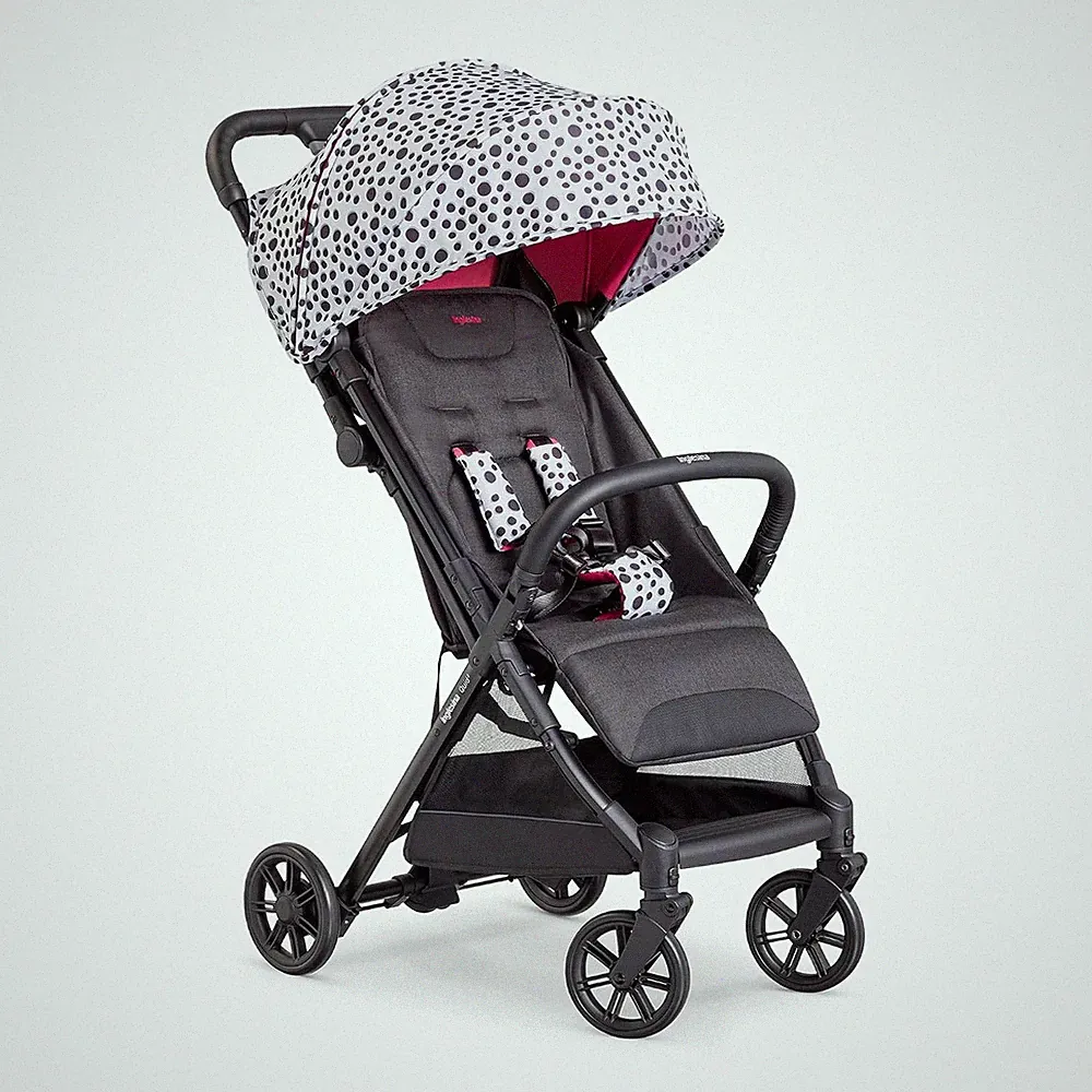 Inglesina Quid² Polka Dots White Kinderwagen, leicht, bis 22 kg, kompakt und lei