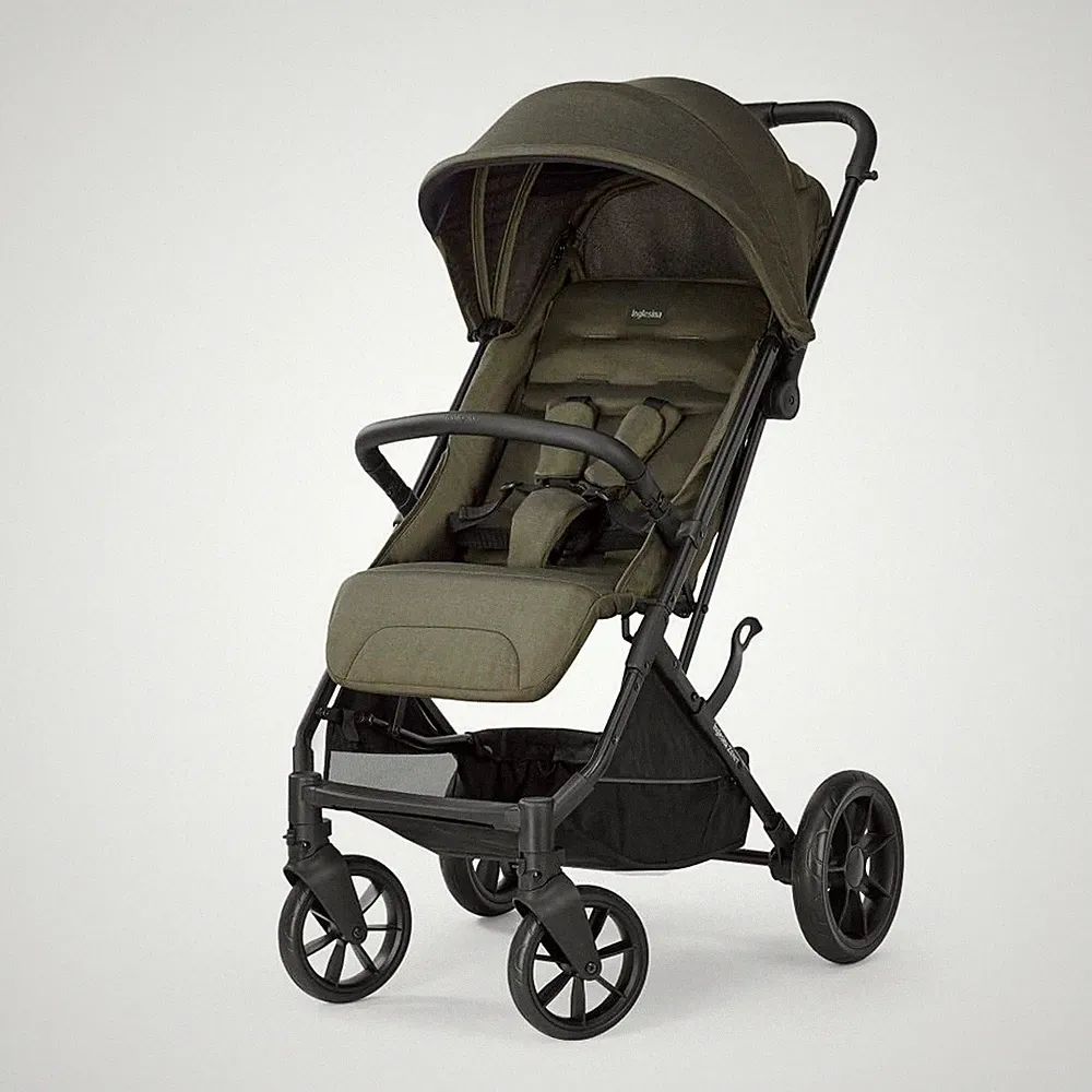 Inglesina Zenit Kompakter Kinderwagen, Grün, Hervorragende Leistung, Bequem, bis