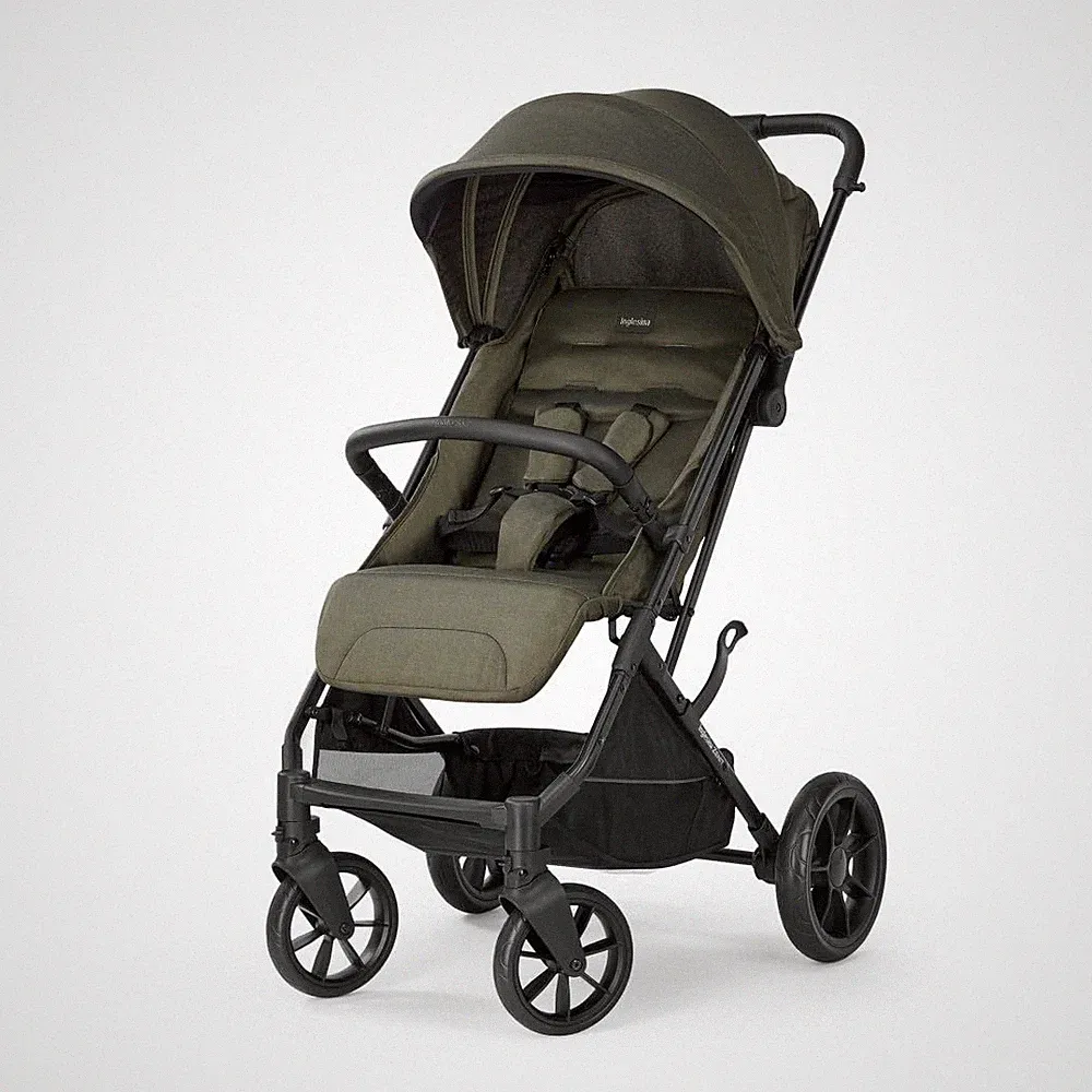 Inglesina Zenit Kompakter Kinderwagen, Grün, Hervorragende Leistung, Bequem, bis