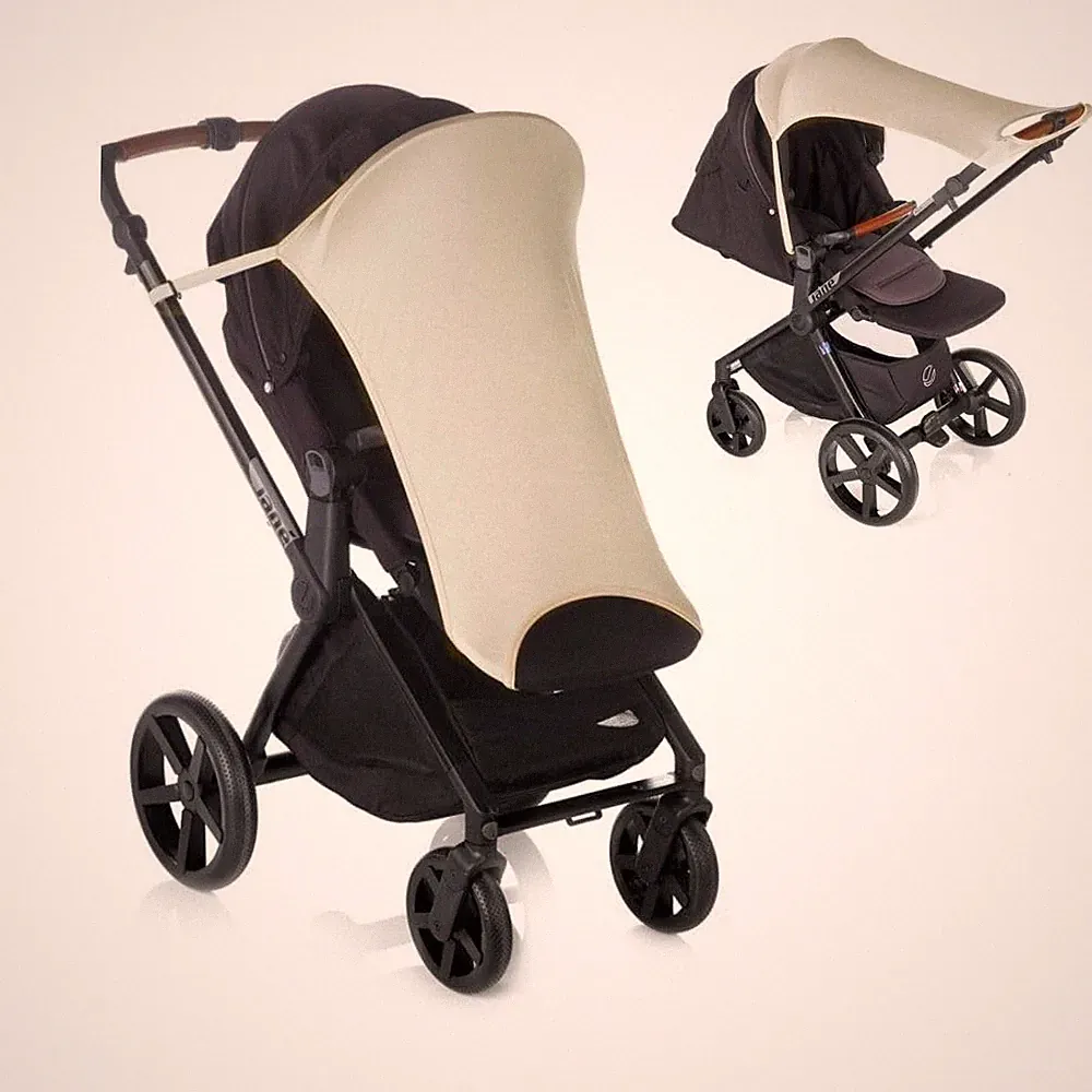 Jané Sonnenschutz Kinderwagen UPF 50+, Universal Elastisch, Atmungsaktiv, UV