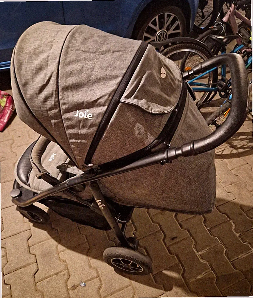Joie Buggy Einsitzer faltbar mit Sonnendach, Korb, Grau/Schwarz