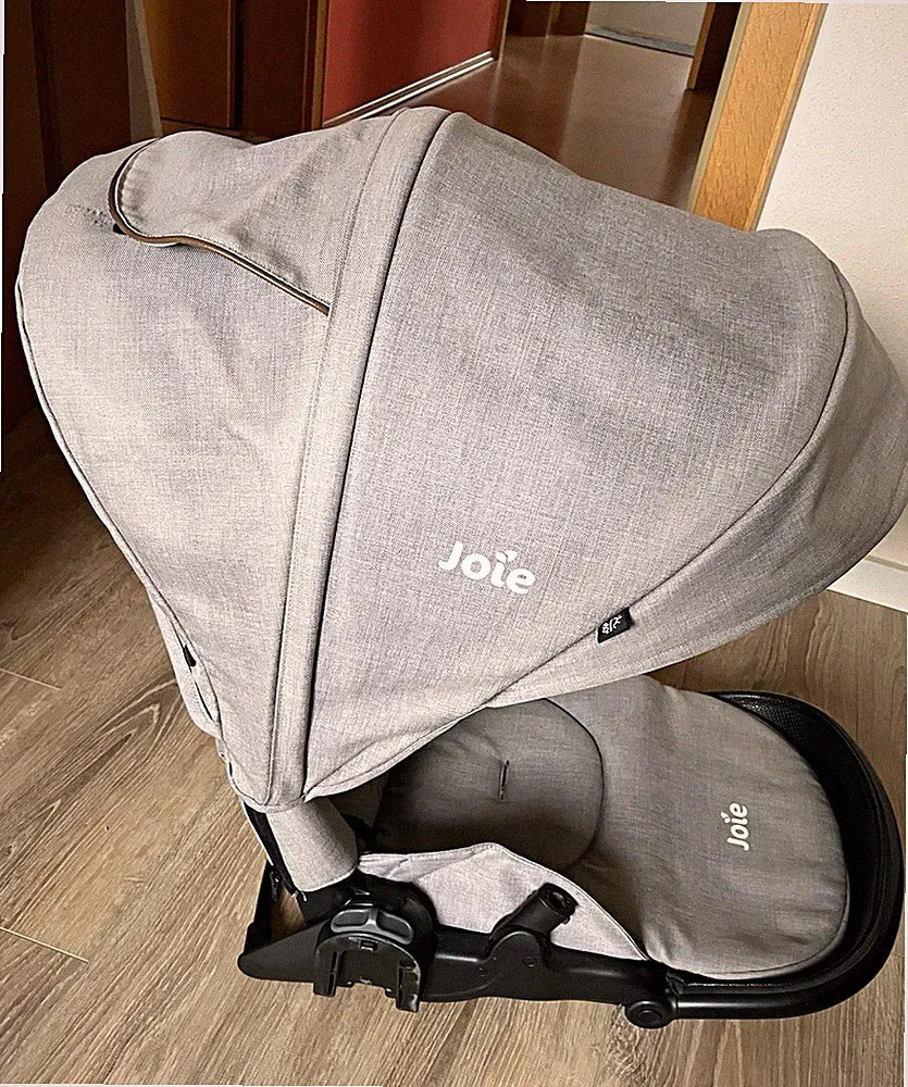 Joie Ersatzteile Versatrax Sitzbezug incl. Sonnendach grau pebble