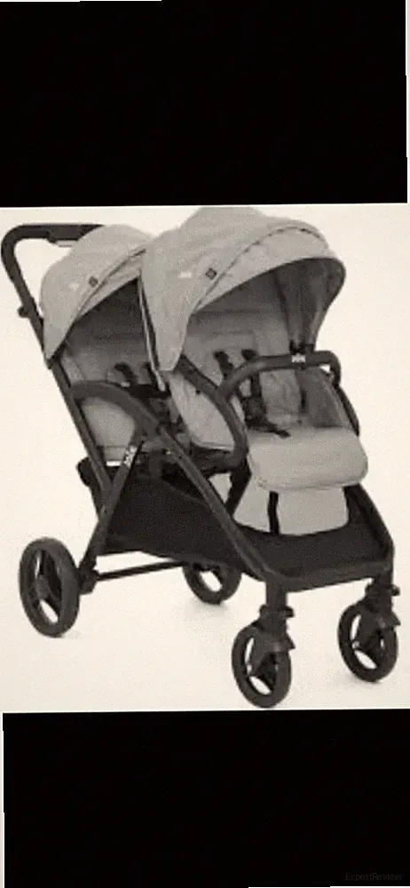 Joie Evalite Duo Doppel Tandem Kinderwagen Buggy - Grau Flanell.