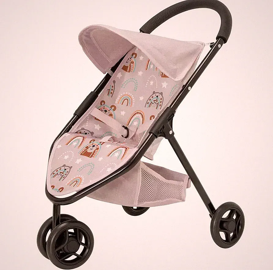 Joie Junior Bluey Jogger Puppenwagen klappbarer Puppenwagen für 18 Zoll Puppen