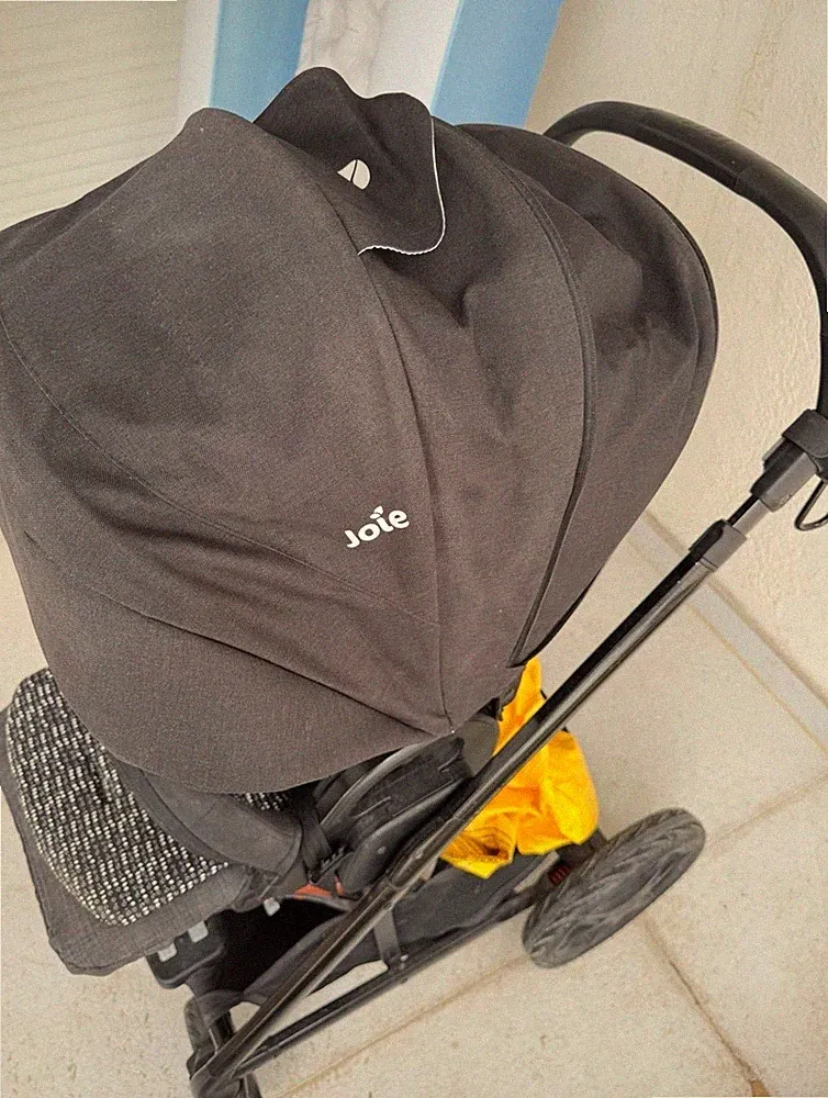 Joie Kinderwagen/Dreirad Einsitzer mit Babywanne & Sportsitz, Grau/Schwarz