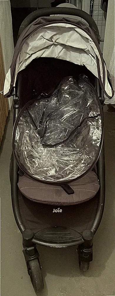 Joie Kinderwagen Einsitzer mit Verdeck, Unisex, Farbe Grau/Schwarz