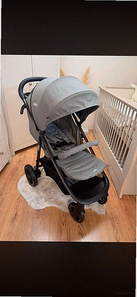 Joie Litetrax 4-Rollen-Kinderwagen/Kinderwagen - Grau Flanell.
