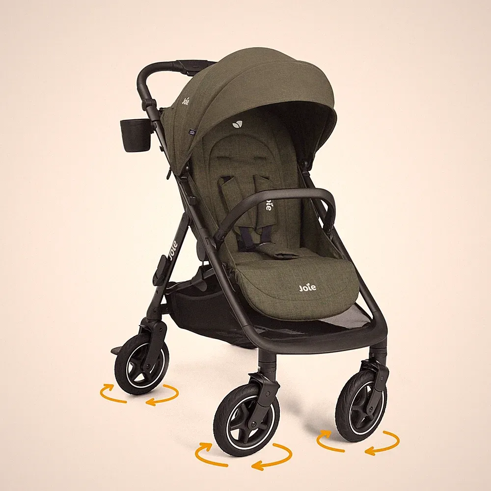 Joie Mydrift City Sportwagen Buggy Kinderwagen 360 Grad Räder Fern NEU