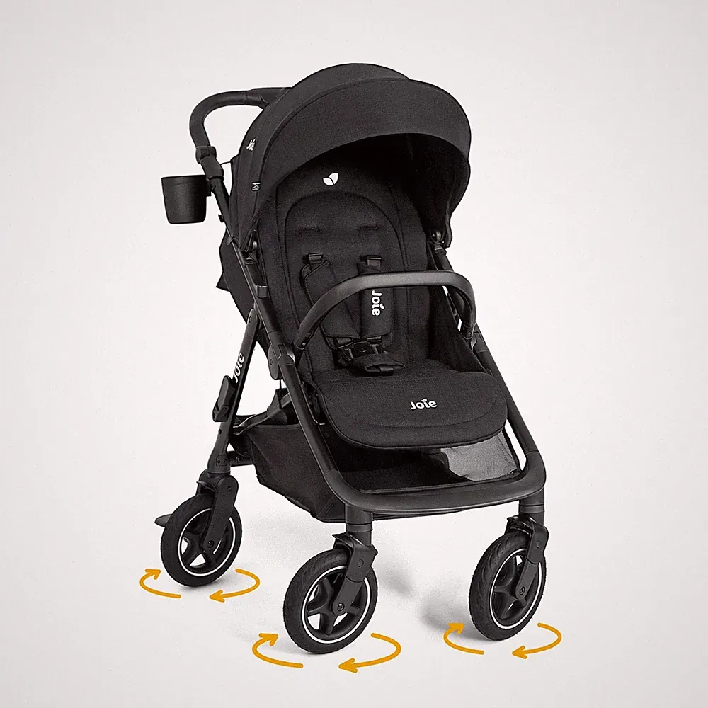 Joie Mydrift City Sportwagen Buggy Kinderwagen 360 Grad Räder Raven