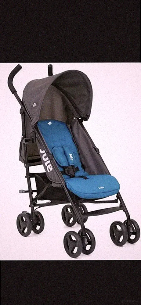 Joie Nitro E Kinderwagen - Blau mit Regenschutz schnelle kostenlose Lieferung