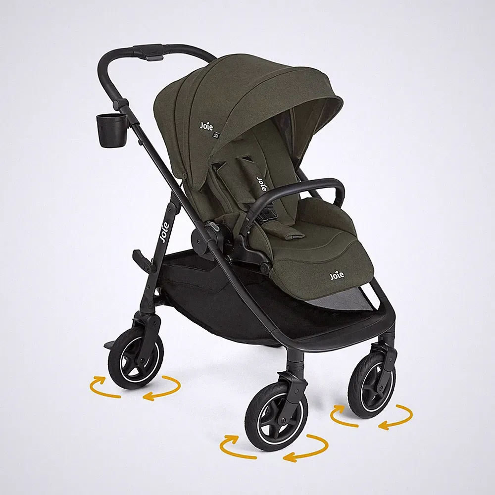 Joie Versadrift Buggy Sportwagen Kinderwagen 360 Grad Räder Fern
