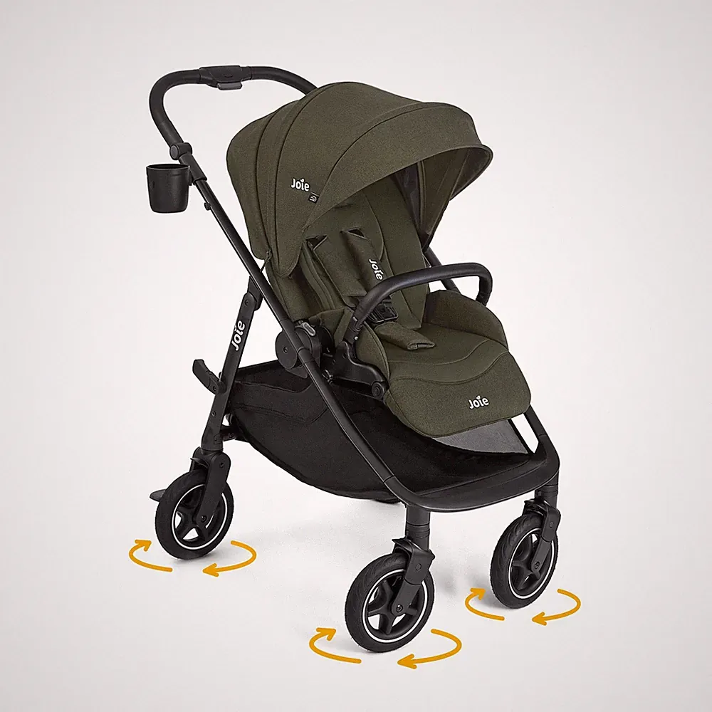 Joie Versadrift Buggy Sportwagen Kinderwagen 360 Grad Räder Fern NEU