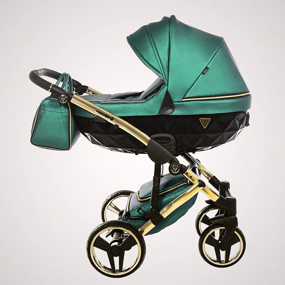 JUNAMA DIAMOND Fluo Line | 2in1 • 3in1 • 4in1 | Kinderwagen + Autositz + ISOFIX