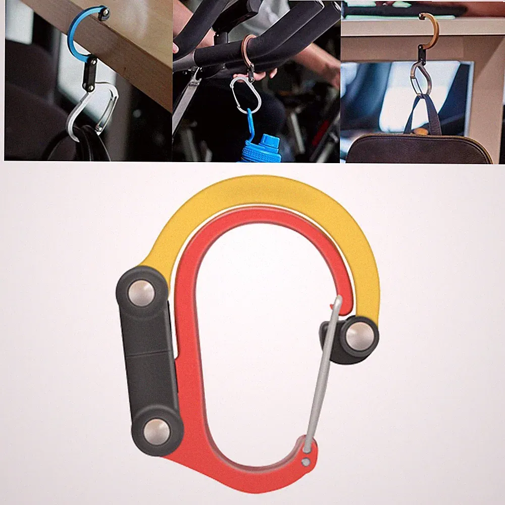 Karabiner-Clip und Haken, Schlüsselring-Clip, Tasche, Kinderwagen