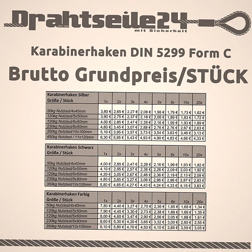 Karabinerhaken Klein Groß Karabiner Silber Schwarz Weiß Gelb Lila Blau Grün Rot