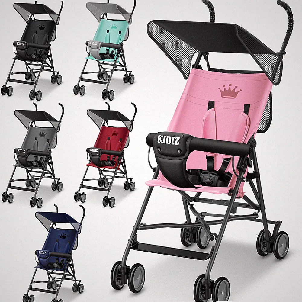 KIDIZ® City-Pro Kinderwagen Kinderbuggy Buggy Reisebuggy klappbar Faltbar 360°