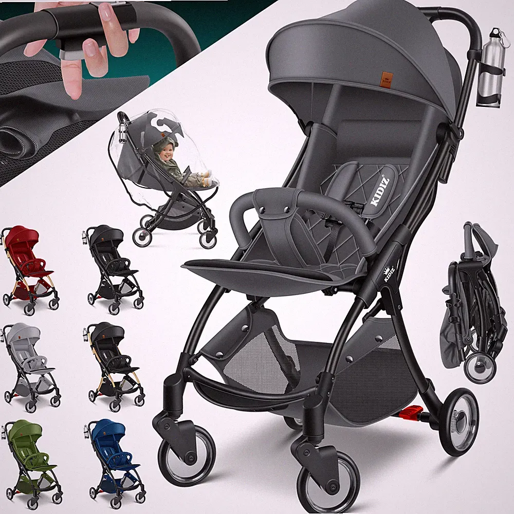 KIDIZ® Kinderwagen klappbar Reise Buggy Faltbar Kinder Sportwagen 0-48 Monate