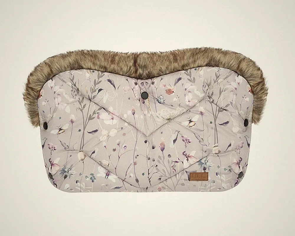 Kikka boo Kinderwagen Handwärmer Luxury, Druckknöpfe, Steppdesign, Handmuff