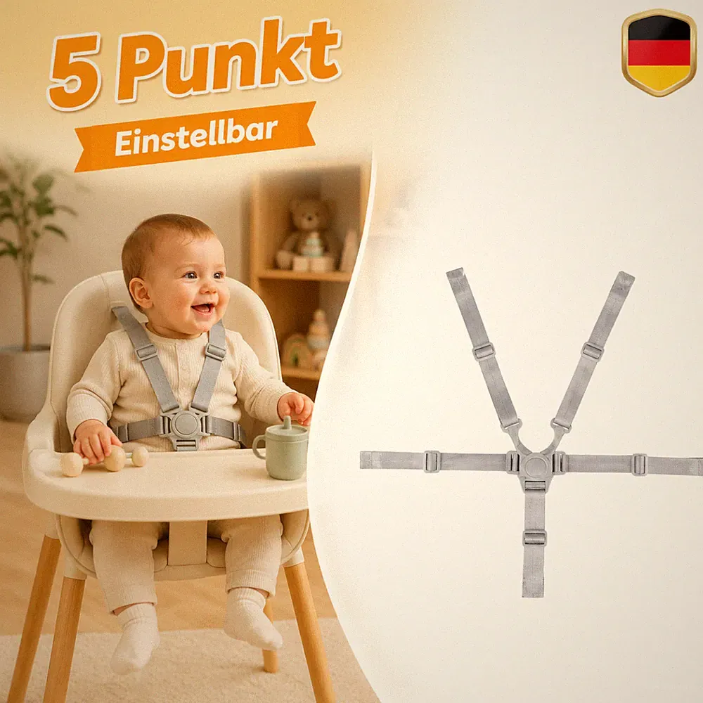 Kinder 5-Punkt-Sicherheitsgurt Gürtel Kinderwagen Hochstuhl Sicherheitsgurt NEU