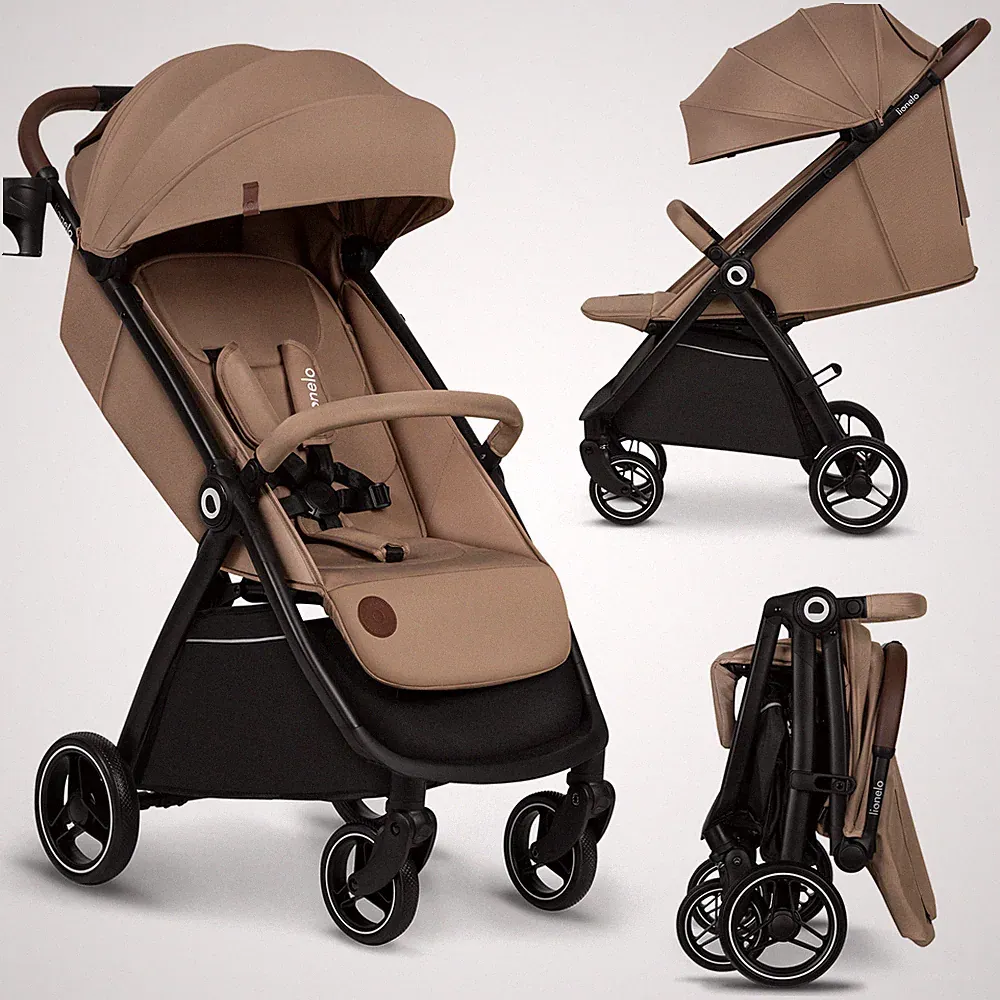 Kinder-Buggy Lionelo Ingrid bis 22 kg von 6 Monaten bis 4 Jahren 360° Räder