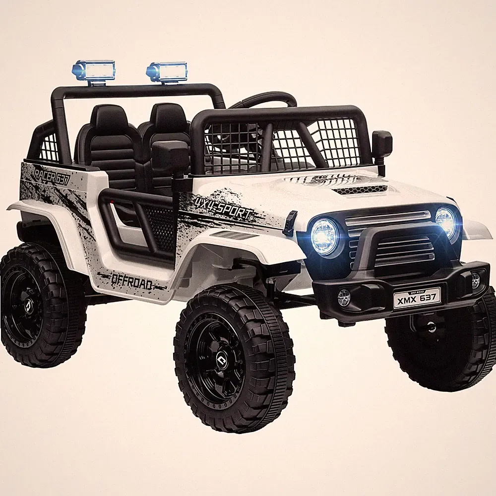 Kinder Elektroauto, Geländewagen mit 2,4G Fernbedienung, 3-5 km/h für 3-6 Jahre