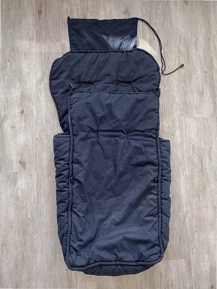 Kinder Fußsack Herbst Winter Blau Buggy Kinderwagen