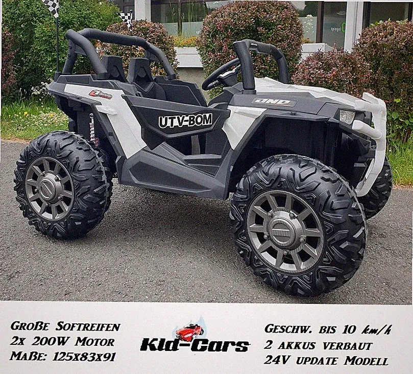 Kinderauto Buggy Kinderfahrzeug Jeep 24V Doppelsitzer elektrisch geländewagen vw