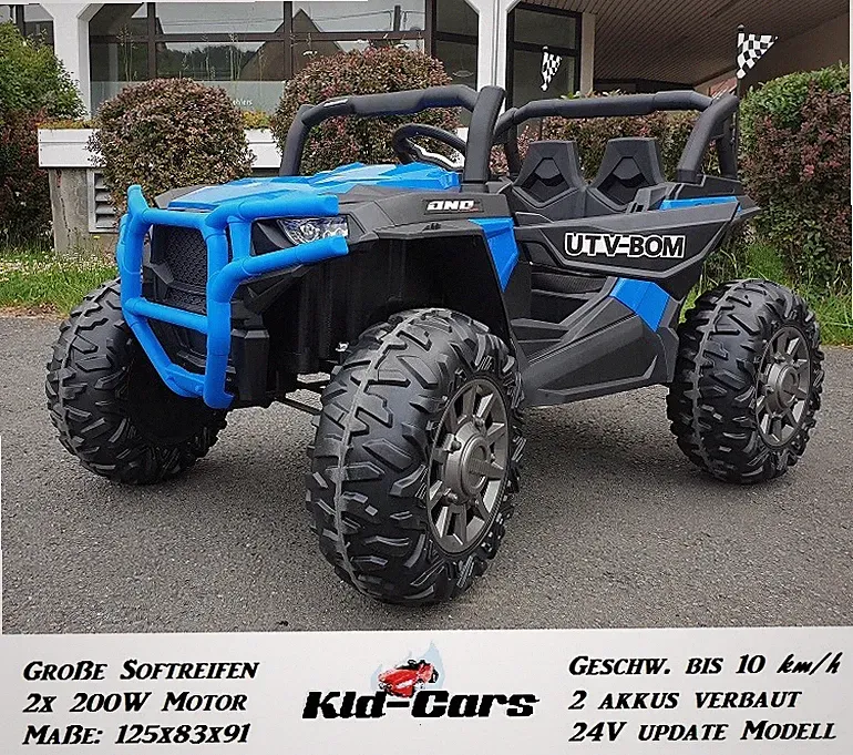 Kinderauto elektrisch Buggy Kinderfahrzeug Jeep offroad 2 sitzer geländewagen vw