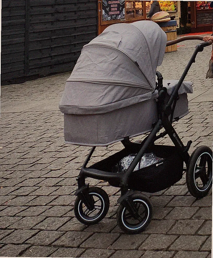 Kinderkraft B-Tour 3 in1 Kombikinderwagen, Hellgrau 38 cm*60cm*68 cm, gute lage