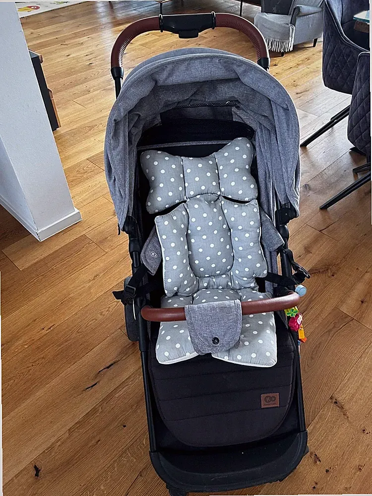 Kinderkraft GRANDE Buggy Grau Kinderwagen inkl. Sitzkissen faltbar