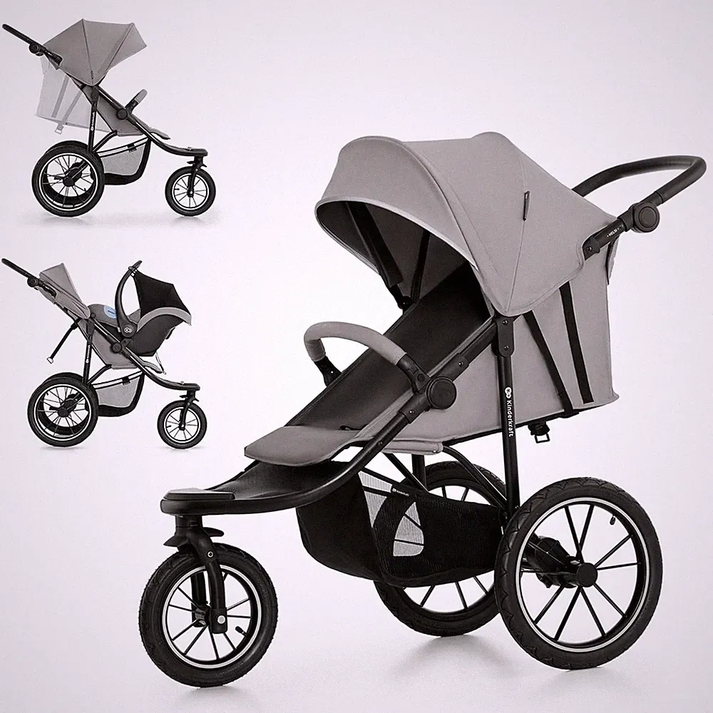 Kinderkraft HELSI 2 Buggy Bis 27 Kg, Buggy Ab Geburt, Laufkinderwagen Mit Große
