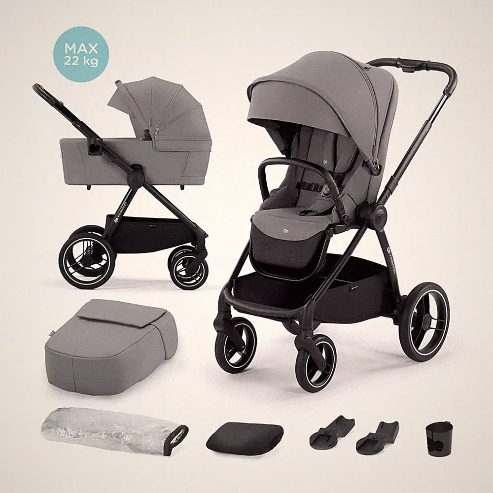Kinderkraft Kinderwagen Buggy Kombikinderwagen Nea 2in1 Platinum - Wie Neu