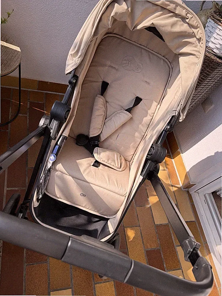 Kinderkraft Kombikinderwagen/Sportwagen Set Beige Babywanne Sportsitz Babyschale
