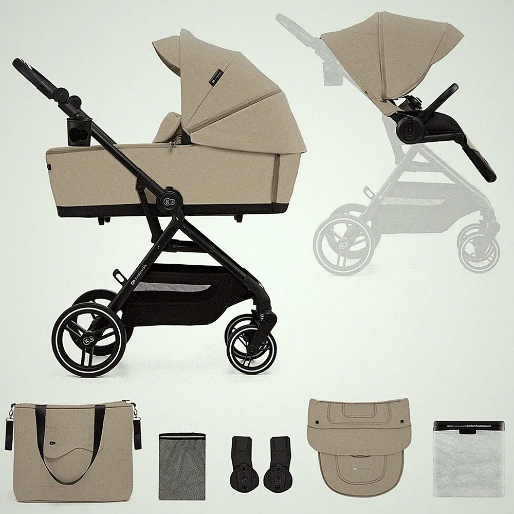 Kinderkraft Kombikinderwagen Yoxi 2in1 Sand Beige