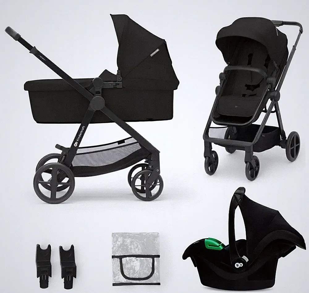 Kinderkraft NEWLY Kombikinderwagen Schwarz