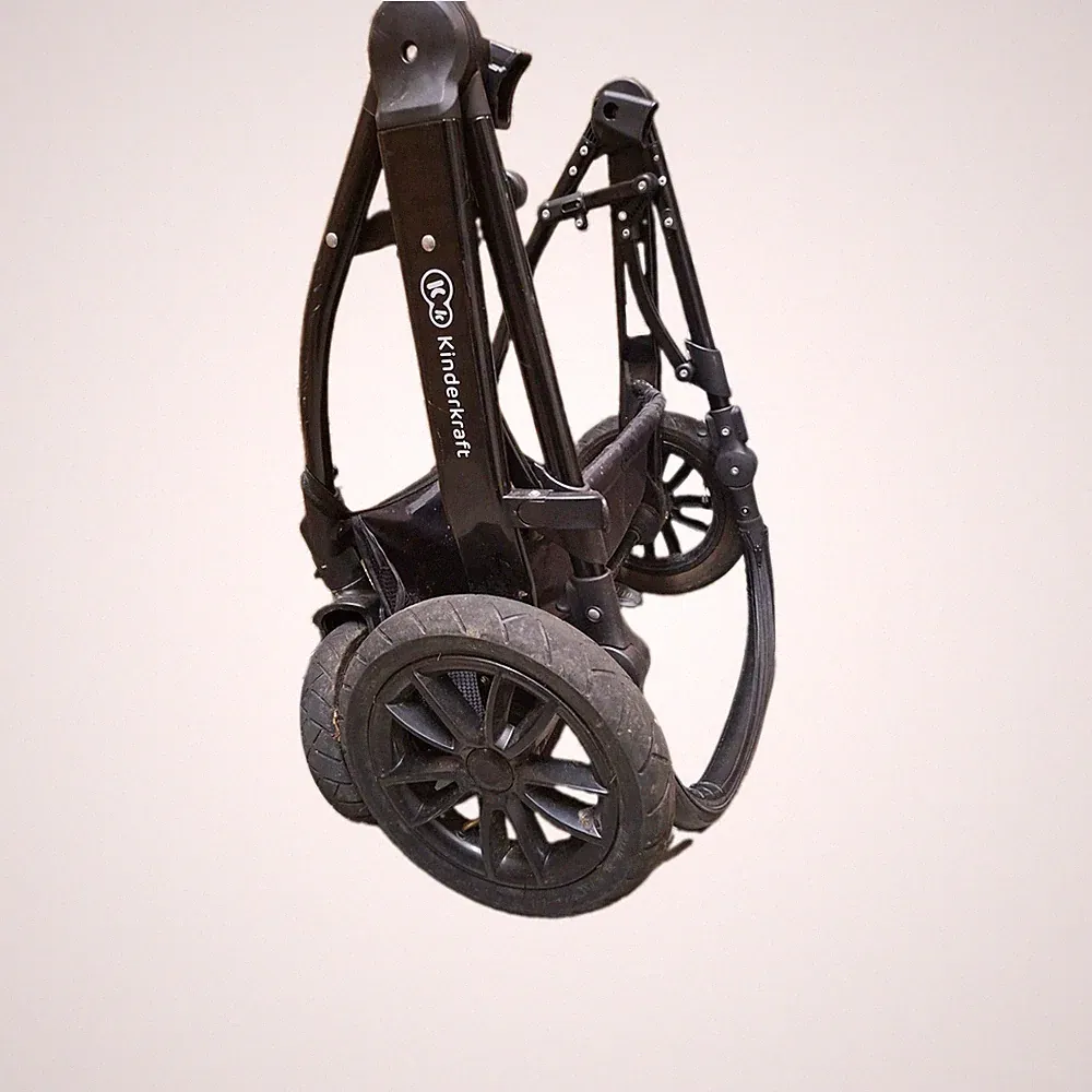 Kinderkraft Reisesystem Kinderwagen Einsitzer mit Kinderwagenaufsatz Tasche Korb