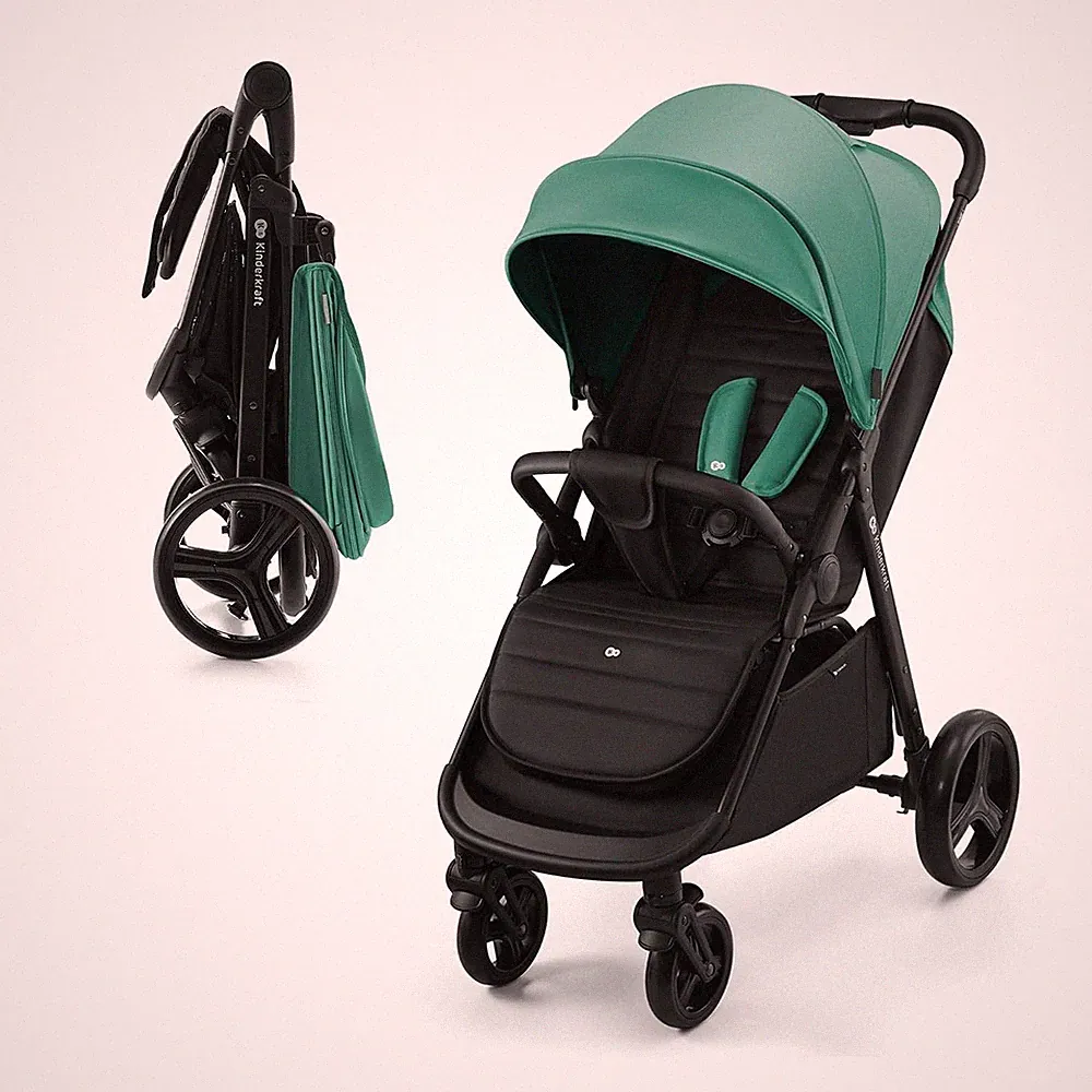 Kinderkraft RINE Buggy bis 22 kg, Kinderwagen, Mit einer Hand zusammenklappbar