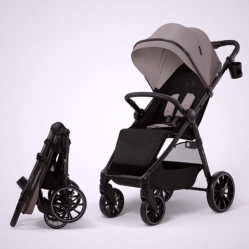 Kinderkraft Sportwagen Kinderwagen Buggy Grande 2 Sand Beige NEU