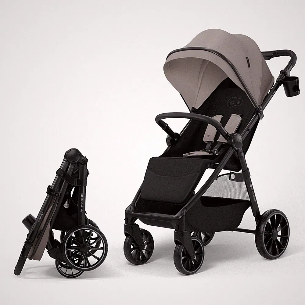 Kinderkraft Sportwagen Kinderwagen Buggy Grande 2 Sand Beige NEU