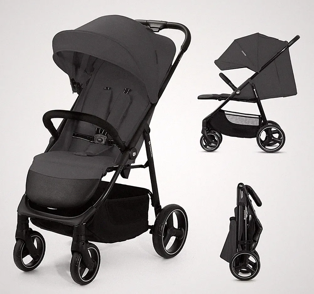 Kinderkraft TRIG 3 Kinderwagen bis zu 25 kg, Grau