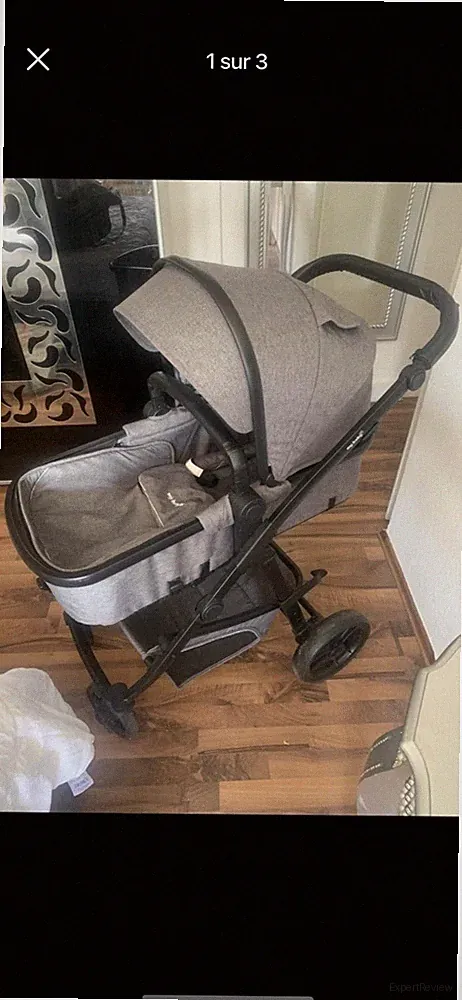 Kinderkraft VEO 2in1 Kombikinderwagen - Grau Und Bett Baby Chicco