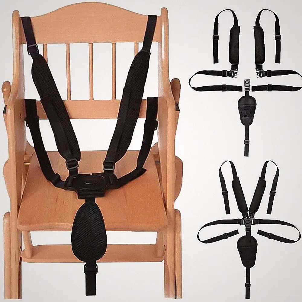 Kindersicherheitsgurt Stuhl Baby Tisch Gurtsystem Kinderhochstuhl 5 Punkt Gurt