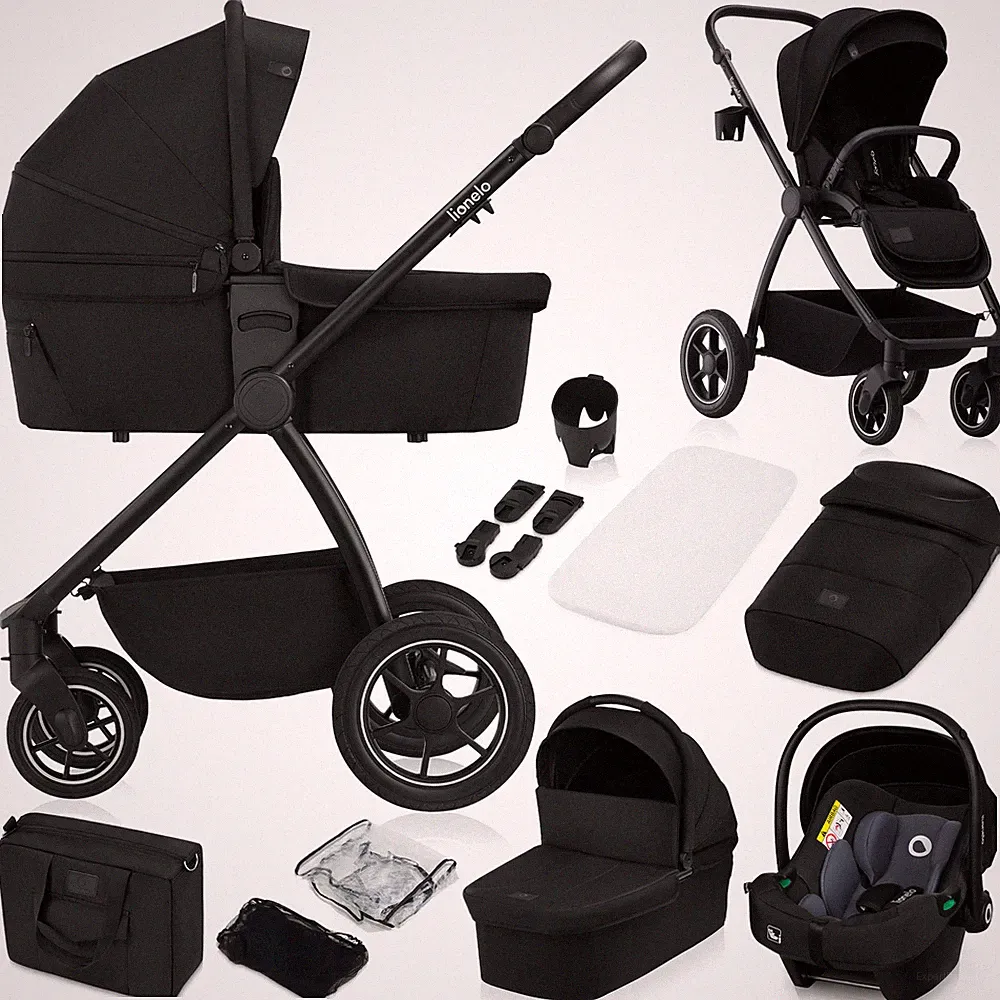 Kinderwagen 3 in 1 Buggy Reisebuggy inkl. Auto- Babyschale Set Buggy Reise