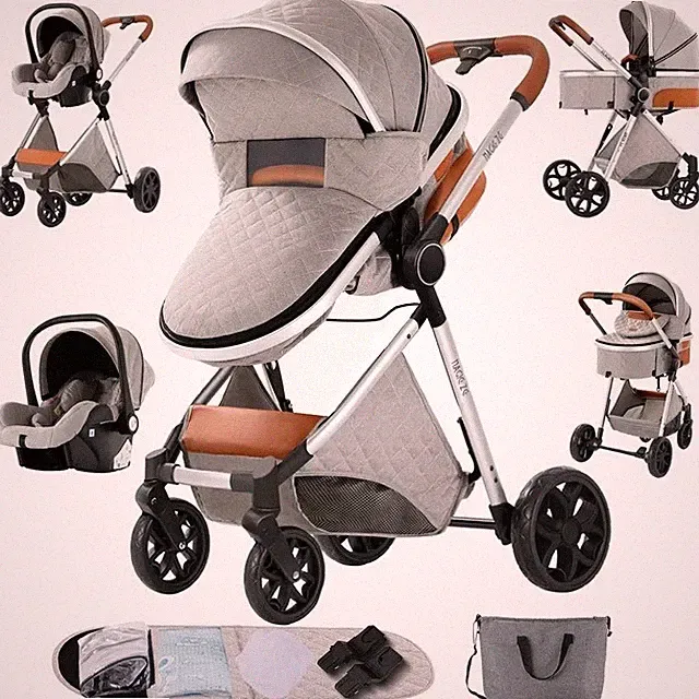 Kinderwagen 3 in 1 komplett Set in tollen Farben kostenloser Versand